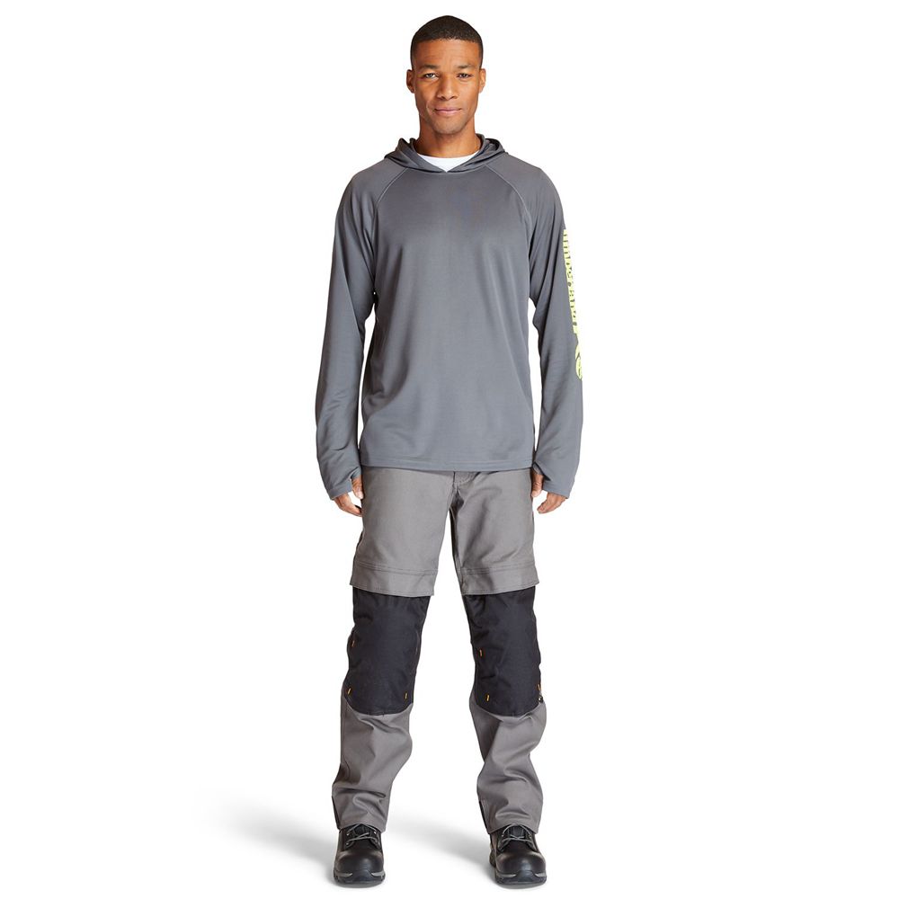 Moletom Masculino - Timberland Pro® Wicking Good Hoodie - XGNPB4285 - Cinzentas Escuro